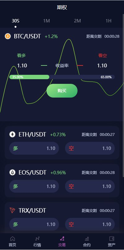 图片[6]-新UI多语言交易所系统/DAPP登陆/合约/期权交易/借贷质押申购/秒合约-天曲海外源码网